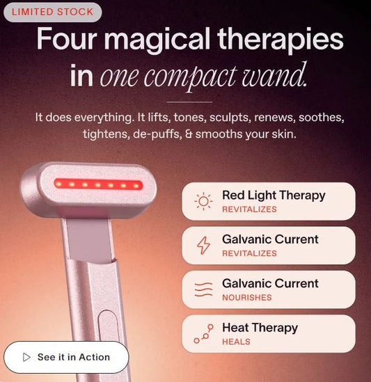 Melanina | 4-in-1 rood lichttherapie-handset