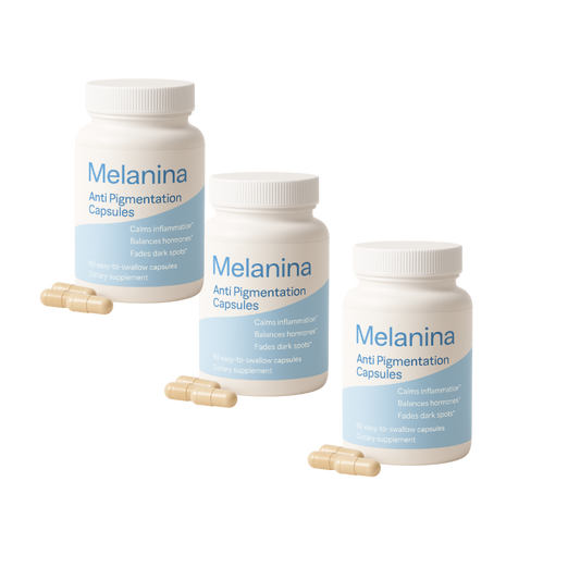 90-Days Supply Melanina® Anti Pigmentation Capsules + Free Gifts