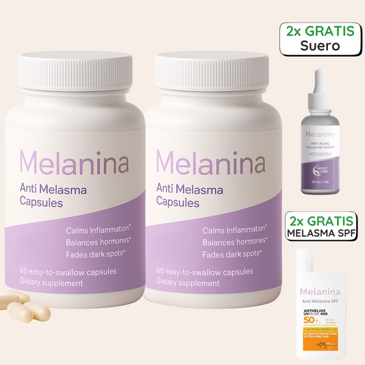 Cápsulas Melanina®  120 Días Reset Melasma + REGALOS GRATIS
