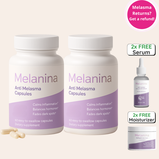 Melanina® 120-Day Toxic Melasma Control Capsules + FREE GIFTS