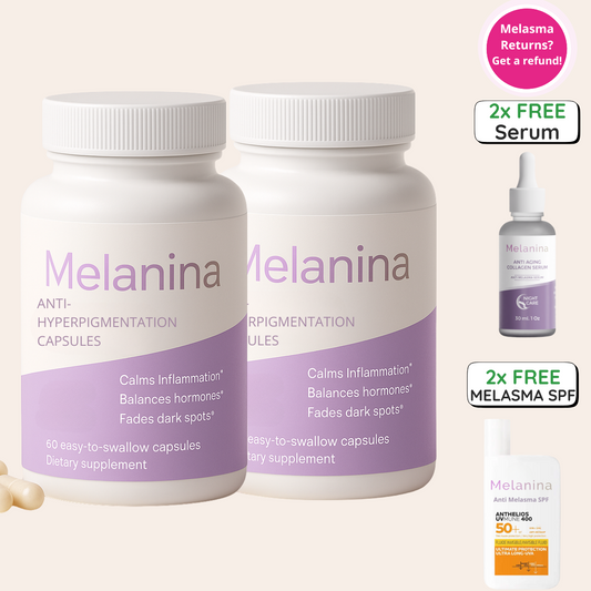 Melanina® 120 -Day Melasma Reset Capsules + FREE GIFTS