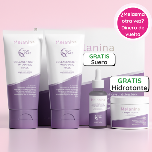 2x Kit Anti-Melasma y Manchas Oscuras + REGALOS GRATIS (Suministro para 2 meses)